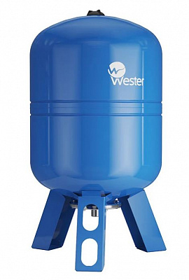 Мембранный бак для водоснабжения Wester WAV 80л PN16 бар