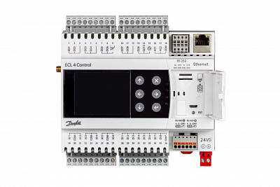 087H374985R Контроллер ECL4 Control 368R PLUS с модулем расширения, 24В AC/DC, Ридан