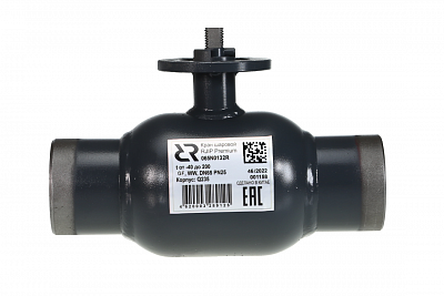 065N0147R RJIP Premium Кран шаровой WW DN125 PN25 GF (приварной, под привод, С/П), Ридан